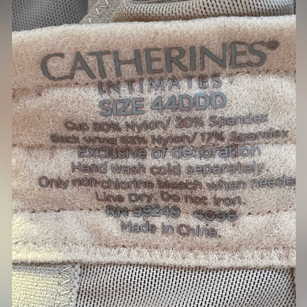 CATHERINES Intimates Cream Bra - Picture 2 of 4